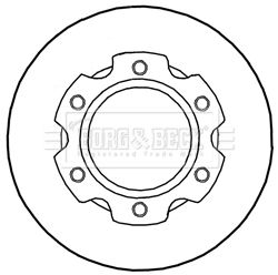 BORG & BECK Piduriketas BBD5988S